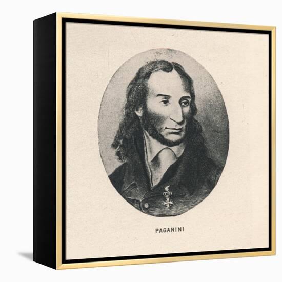 'Paganini.', 1895-Unknown-Framed Premier Image Canvas