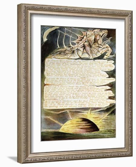 Page 39 of 'Jerusalem' by William Blake-William Blake-Framed Giclee Print