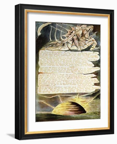 Page 39 of 'Jerusalem' by William Blake-William Blake-Framed Giclee Print