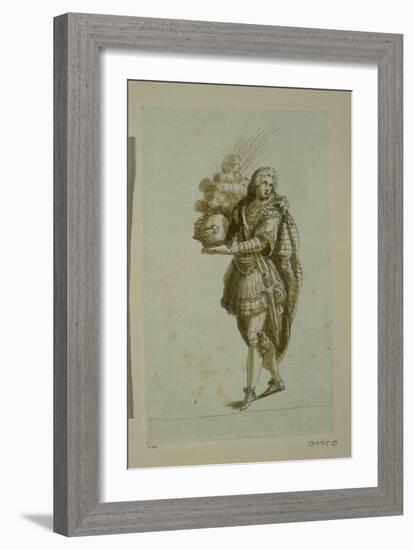 Page Bearing a Helmet-Inigo Jones-Framed Giclee Print