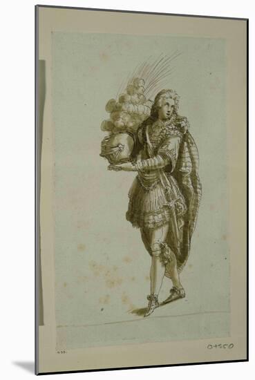 Page Bearing a Helmet-Inigo Jones-Mounted Giclee Print