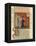 Page from a French Bible History Showing God Telling Abraham What He is to Do-null-Framed Stretched Canvas