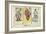 Page from a Scrapbook Containing 43 Sketches-Joseph Crawhall-Framed Giclee Print