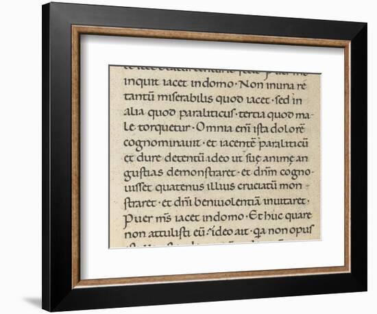 Page from Homiliary sermons and homilies-Italian-Framed Giclee Print