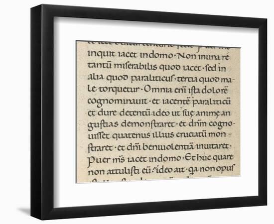 Page from Homiliary sermons and homilies-Italian-Framed Giclee Print