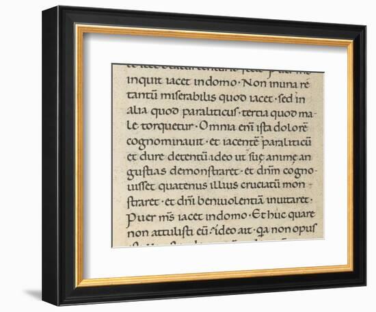 Page from Homiliary sermons and homilies-Italian-Framed Giclee Print