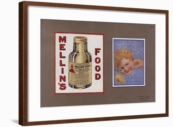 Page from Jordan's Enamelled Signs-null-Framed Giclee Print