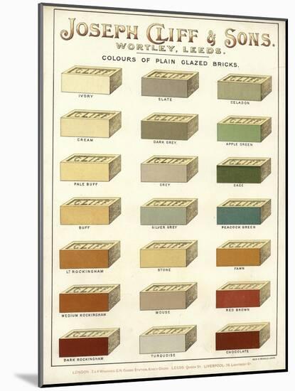 Page from the Architect's, Surveyor's and Engineer's Compendium 1892-null-Mounted Giclee Print