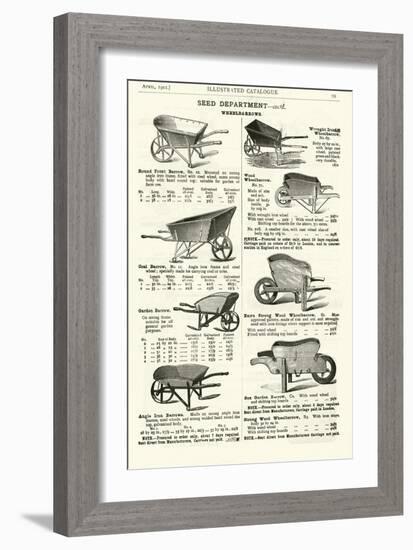 Page from the Army and Navy Catalogue, April 1902-null-Framed Giclee Print