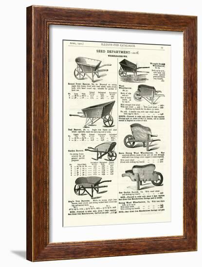 Page from the Army and Navy Catalogue, April 1902-null-Framed Giclee Print