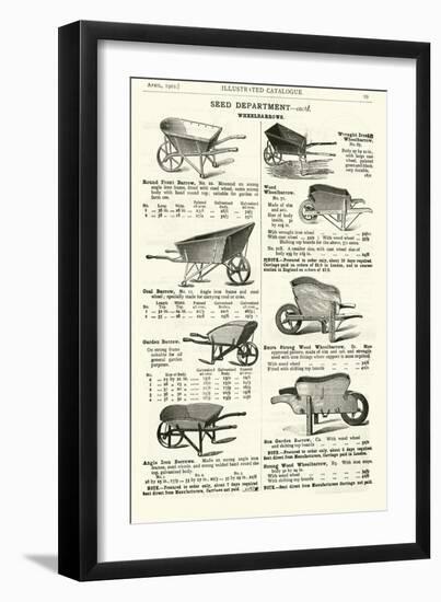 Page from the Army and Navy Catalogue, April 1902-null-Framed Giclee Print