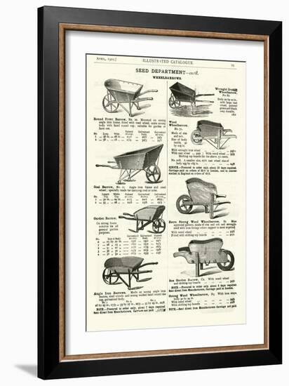 Page from the Army and Navy Catalogue, April 1902-null-Framed Giclee Print