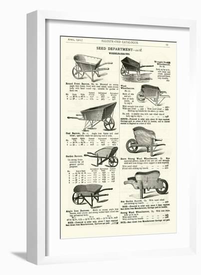 Page from the Army and Navy Catalogue, April 1902-null-Framed Giclee Print