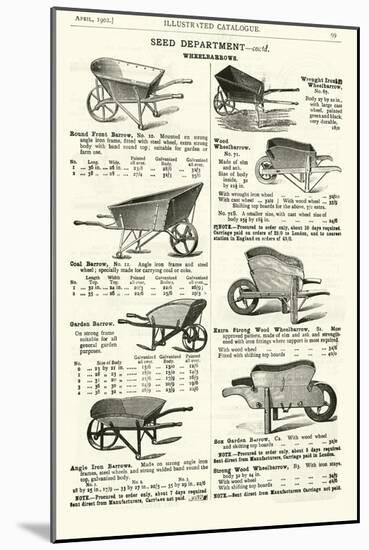 Page from the Army and Navy Catalogue, April 1902-null-Mounted Giclee Print