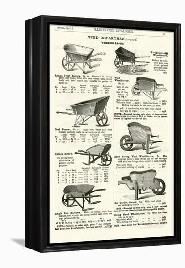 Page from the Army and Navy Catalogue, April 1902-null-Framed Premier Image Canvas