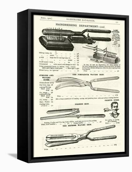 Page from the Army and Navy Catalogue, April 1902-null-Framed Premier Image Canvas