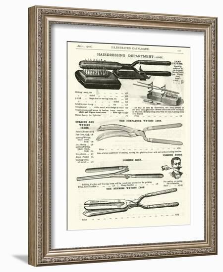 Page from the Army and Navy Catalogue, April 1902-null-Framed Giclee Print