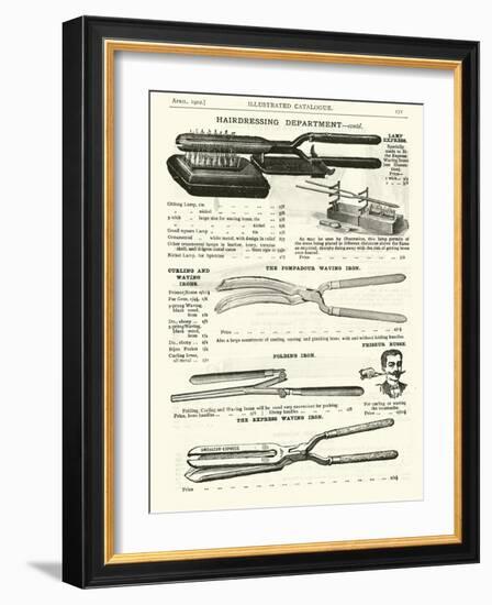 Page from the Army and Navy Catalogue, April 1902-null-Framed Giclee Print