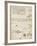 Page from the Codex Regarding the Flight of Birds-Leonardo da Vinci-Framed Giclee Print