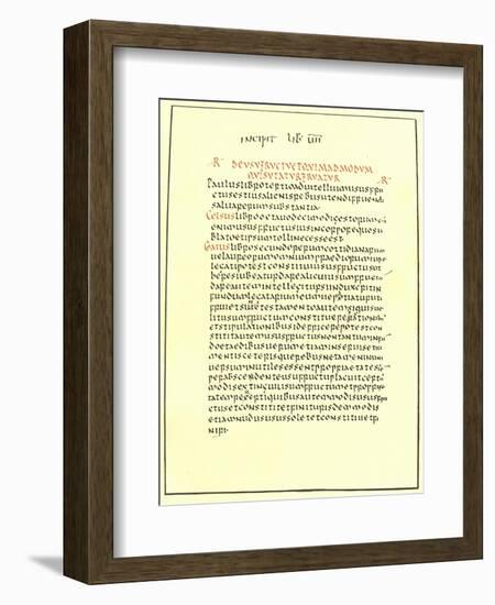 Page from the Pandects of Justinian-null-Framed Giclee Print