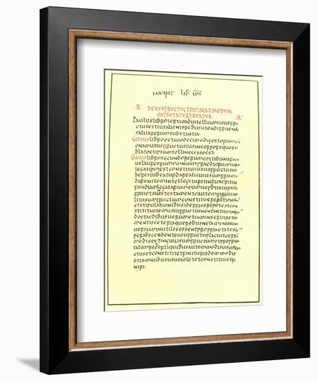 Page from the Pandects of Justinian-null-Framed Giclee Print