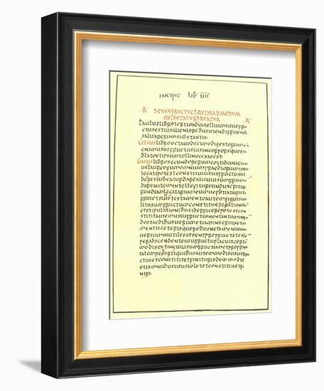 Page from the Pandects of Justinian-null-Framed Giclee Print