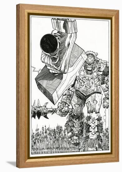 Page Inks-Walter Simonson-Framed Stretched Canvas