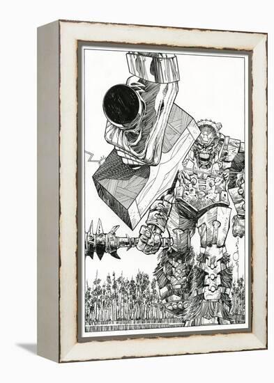 Page Inks-Walter Simonson-Framed Stretched Canvas