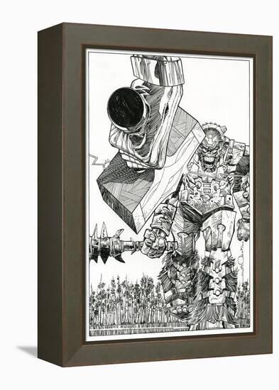 Page Inks-Walter Simonson-Framed Stretched Canvas