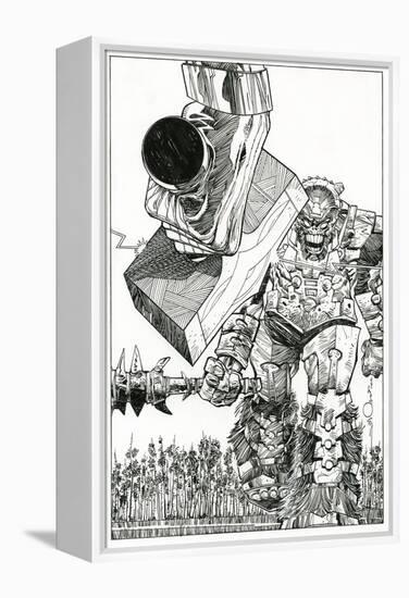 Page Inks-Walter Simonson-Framed Stretched Canvas