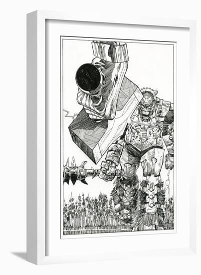 Page Inks-Walter Simonson-Framed Premium Giclee Print