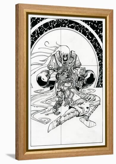 Page Inks-Walter Simonson-Framed Stretched Canvas