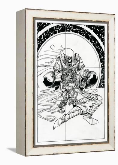 Page Inks-Walter Simonson-Framed Stretched Canvas