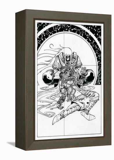 Page Inks-Walter Simonson-Framed Stretched Canvas