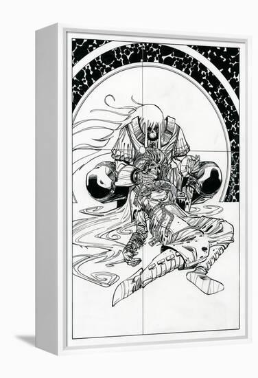 Page Inks-Walter Simonson-Framed Stretched Canvas