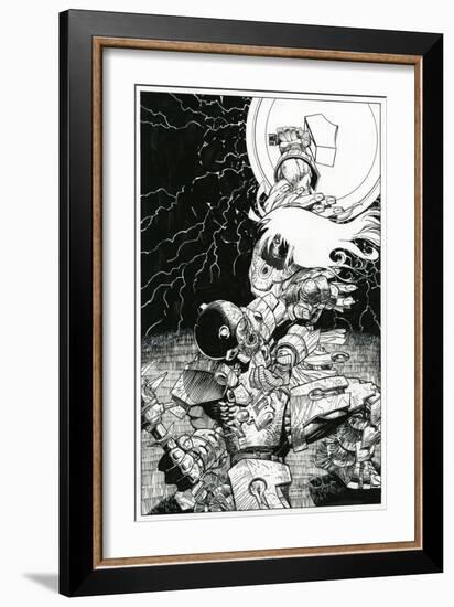 Page Inks-Walter Simonson-Framed Art Print