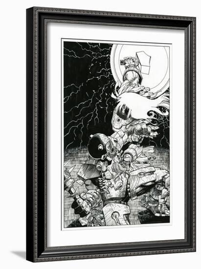 Page Inks-Walter Simonson-Framed Art Print