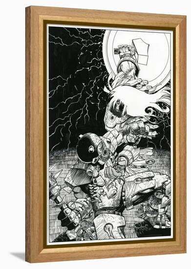 Page Inks-Walter Simonson-Framed Stretched Canvas