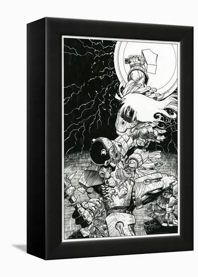 Page Inks-Walter Simonson-Framed Stretched Canvas