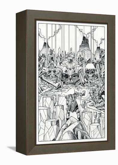 Page Inks-Walter Simonson-Framed Stretched Canvas