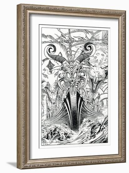 Page Inks-Walter Simonson-Framed Art Print