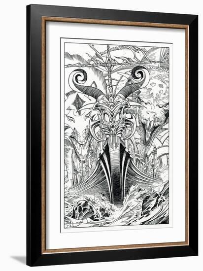 Page Inks-Walter Simonson-Framed Art Print