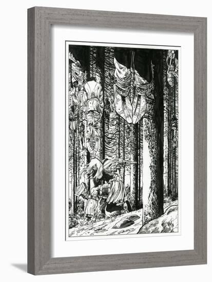 Page Inks-Walter Simonson-Framed Premium Giclee Print