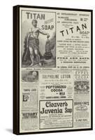 Page of Advertisements-null-Framed Premier Image Canvas