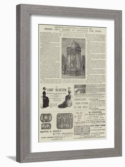 Page of Advertisements-null-Framed Premium Giclee Print