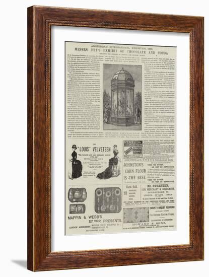 Page of Advertisements-null-Framed Premium Giclee Print