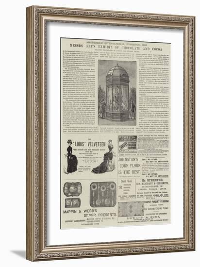 Page of Advertisements-null-Framed Giclee Print