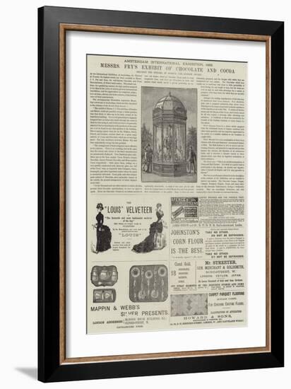 Page of Advertisements-null-Framed Giclee Print