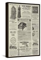 Page of Advertisements-null-Framed Premier Image Canvas