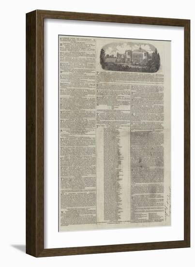 Page of Advertisements-null-Framed Giclee Print